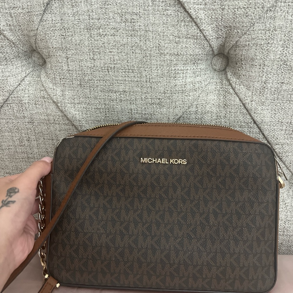 Michael Kors Brown Leather Tote